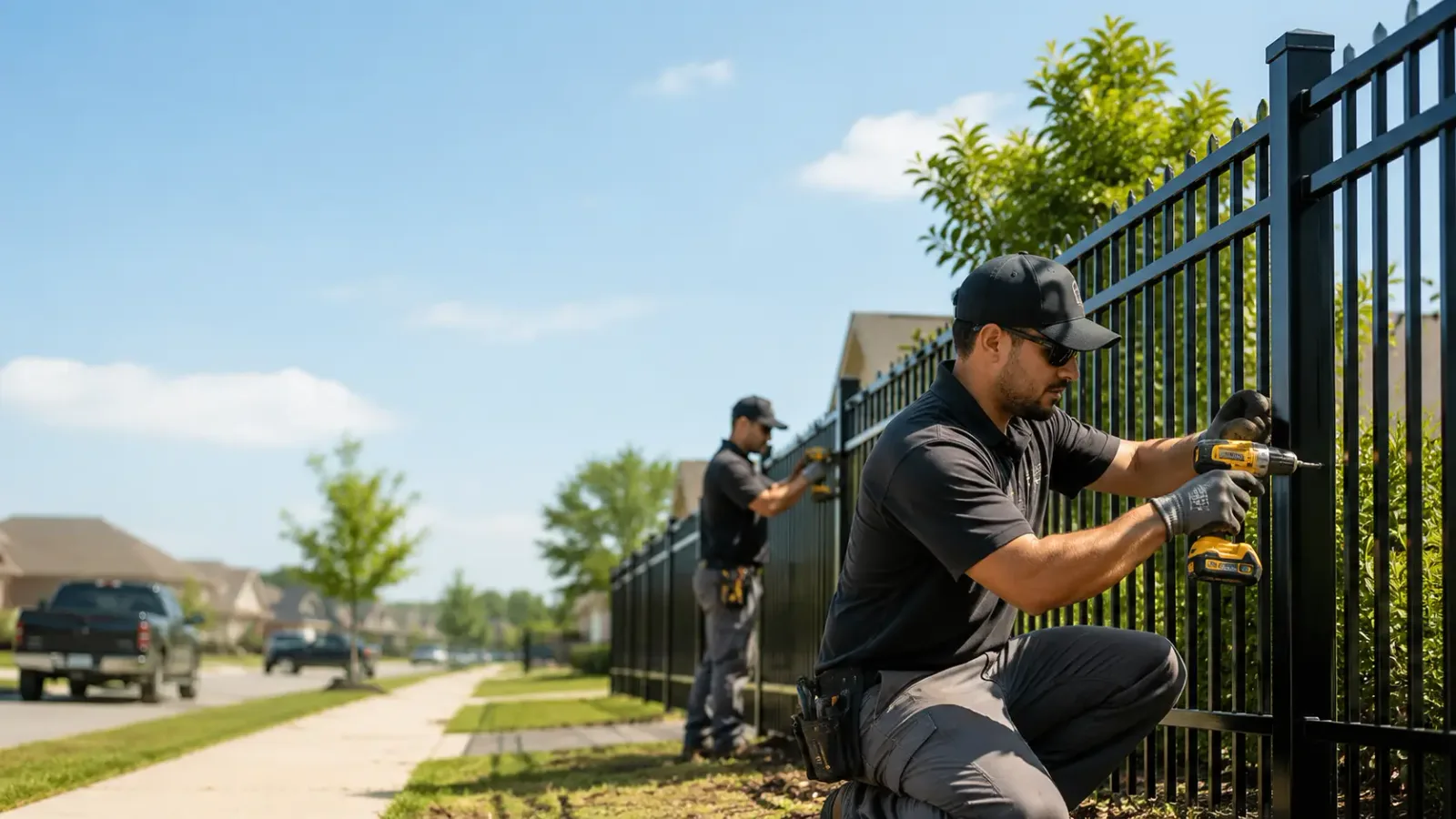 Metal Fence Installation in Peru, IA
